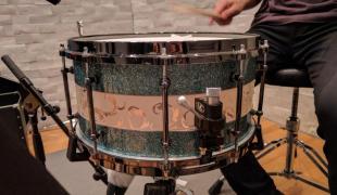 SJC drums maple acrylic hybrid custom snare 