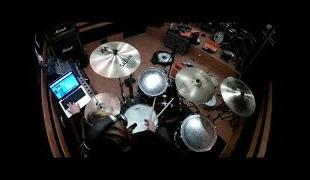 tuning drums vol⑯ Ludwig Acrolite Snare Drum,14×6.5 Black Galaxy